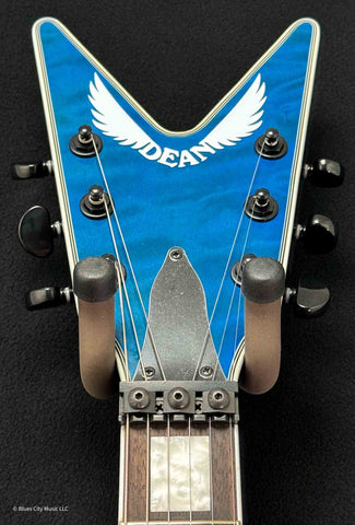 Dean Guitars - Select - ML #2- 24 - Kahler - Quilt Top - Trans Blue