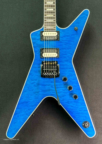 Dean Guitars - Select - ML #3- 24 - Kahler - Quilt Top - Trans Blue - Call for Best Price !!!