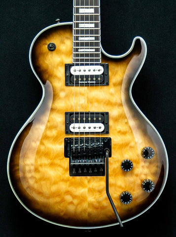 Dean Guitars - Select - Thoroughbred #2 - Floyd Rose - Quilt Maple - Natural Black Burst