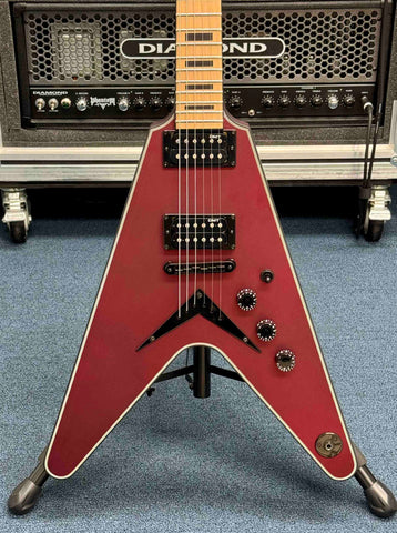 Dean Guitars - USA - AAA - V - 2022 NAMM Prototype - Metallic Red Satin - DMT Pickups - Black Hardware - Soft V to Soft C Neck Profile - OHSC