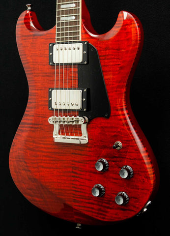 Knaggs Guitars - Honga - Indian Red - T2 top - Rosewood fret board with Blocks - Nickel Hardware - OHSC