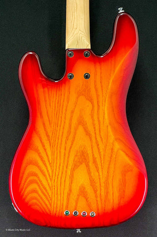 Lakland Guitars Skyline - 44-64 - PJ Style - Cherry Red Sunburst - w/Gig Bag