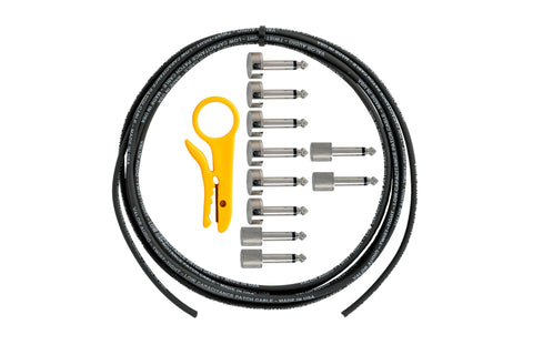 Valor Audio - Micro Short - Soldered Kit - Mixed Plugs - 10' - Black