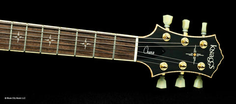 Knaggs Guitars - Influence Chena - T1 Quilt - Aged Scotch - Hollowbody