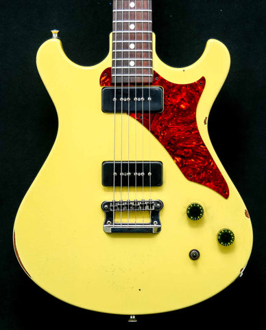 Knaggs Guitars - Influence Series - Keya J - P2 - TV Yellow - Gloss Relic