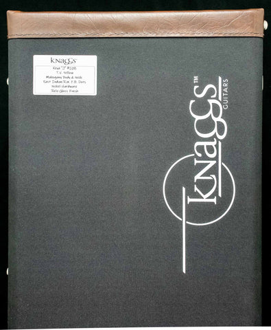 Knaggs Guitars - Keya J D1 - Gloss Relic - TV Yellow