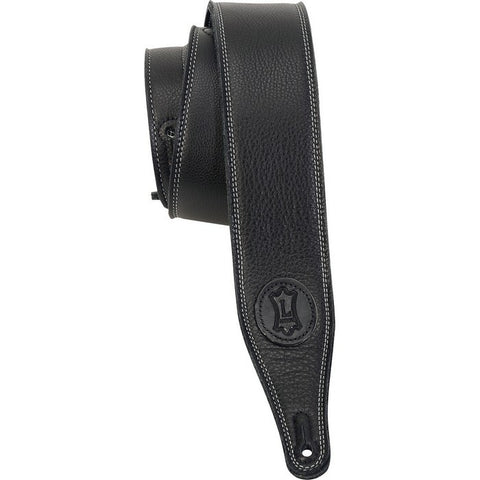 M17SS-BLK Garment Leather Guitar Strap 