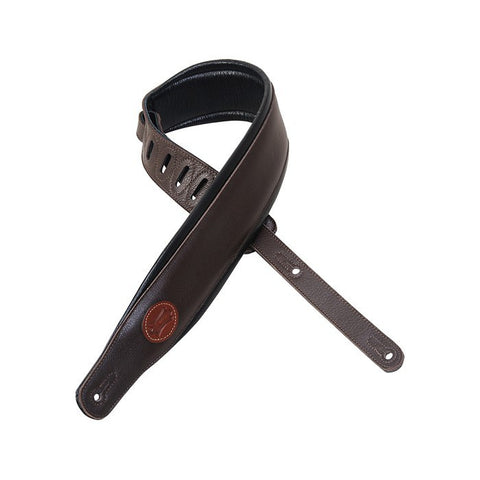 MSS2-DBR Garment Leather Guitar Strap
