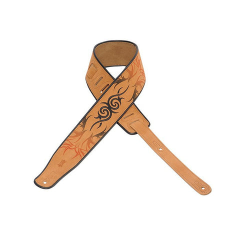 MSS3EP-006 Hand-brushed Suede Guitar Strap