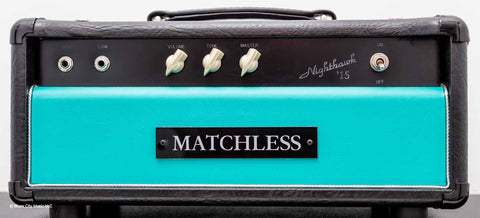 Matchless Nighthawk - Head - 15 Watt - Black / Turquoise