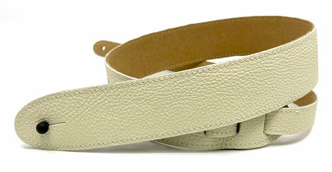 Perri's - Light Beige Leather Smooth - Guitar Strap