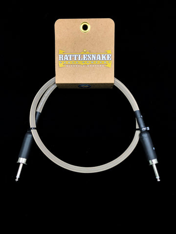 Rattlesnake Cable Company - 6' Speaker Cable - Dirty Tweed - Straight Plugs