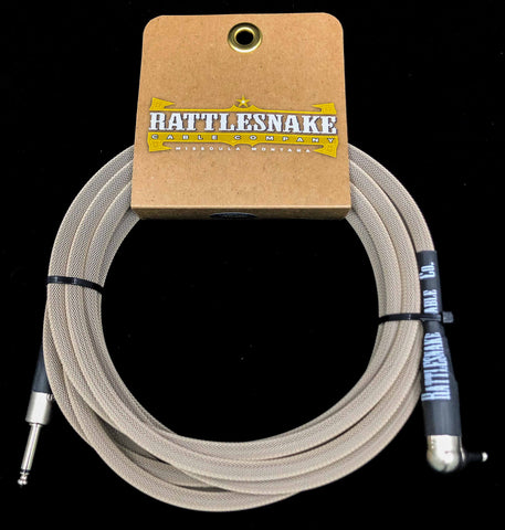 Rattlesnake Cable Company - 15' Standard - Dirty Tweed - Mixed Plugs