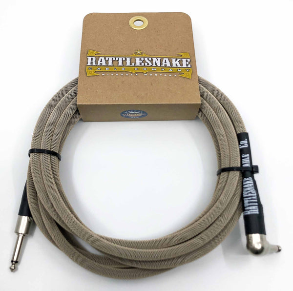 Rattlesnake 20' Standard in Dirty Tweed with Straight Plugs