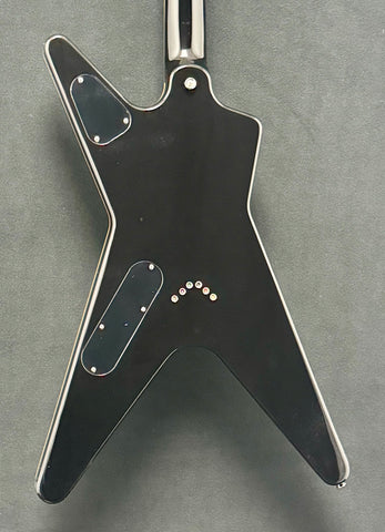 Dean Guitars - USA - ML - Classic Black - Patents Pending - Silver and Brass Hardware - DiMarzio Super Distortion Zebra Pickups - Abalone Dot Inlays - w/OHSC