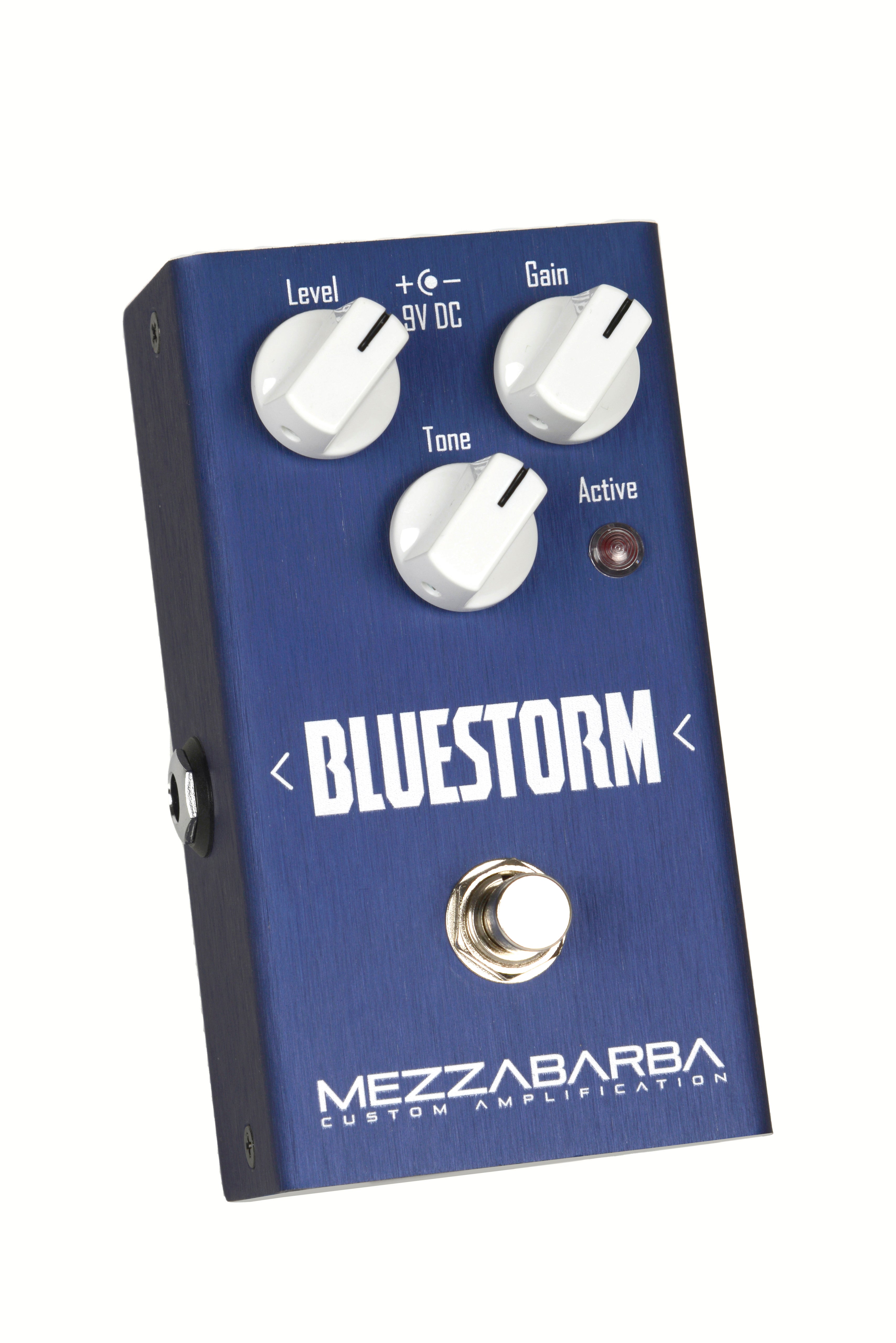 Mezzabarba Bluestorm - Eric Steckel - High Gain/Distortion - Pedal - Blue | Blues City Music, LLC