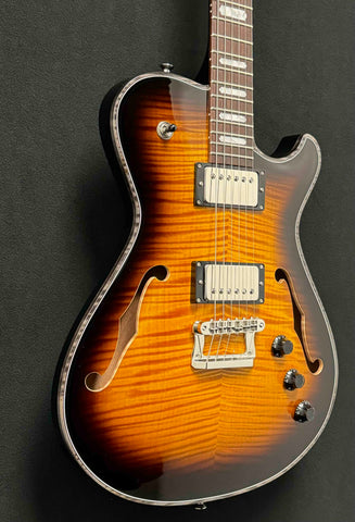 Knaggs Guitars - Influence Chena - T1 Maple Tobacco Burst Top - Mahogany Body - Brazilian Rose Wood Fingerboard -  Bare Knuckle Mules - OHSC