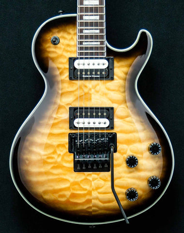 Dean Guitars - Select - Thoroughbred #1 - Floyd Rose - Quilt Maple - Natural Black Burst