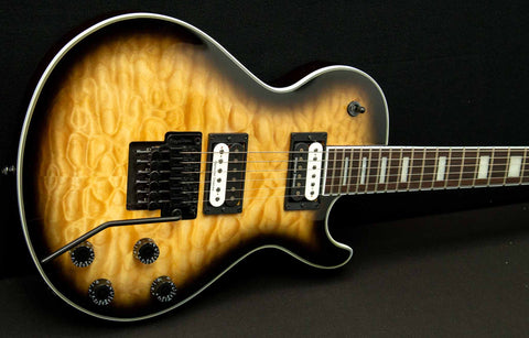 Dean Guitars - Select - Thoroughbred #1 - Floyd Rose - Quilt Maple - Natural Black Burst