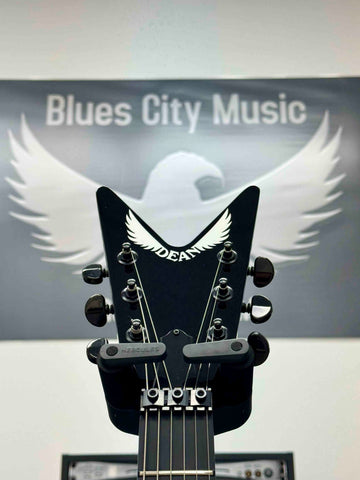Dean Guitars - USA - ML - Classic Black - Floyd Rose - Creme/Black Zebra DMT Nostalgia Rhythm Pickup - Double Black Seymour Duncan TB4 Treble Pickup - Black Hardware - w/OHSC
