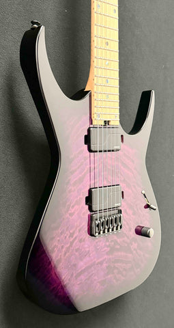 Dean Guitars - USA - Exile - Jon Donias - Trans Purple Burst - Quilt Maple Top - BIrdseye 5 Piece Maple/Walnut Slim C Neck - 25 1/2" Scale - 24 Jumbo Stainless Steel Frets - Fishman Fluence Modern Pickups - OHSC