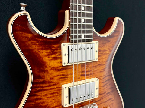 Knaggs Guitars - Influence Series - Keya - Aged Scotch - Gloss Nitro Finish - T2 Maple/Mahogany Body - Mahogany Neck - East Indian Rose Wood Fret Board - Lollar Imperial K Pickups - Nickel Hardware - Gold Knobs - OHSC