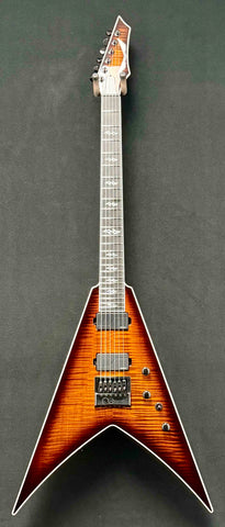 Dean Guitars - USA - Vengeance - Flame Maple - Tiger Eye - Gloss Finish - Fishman Fluence AB1/CB1 Pickups - Black Hardware - OHSC
