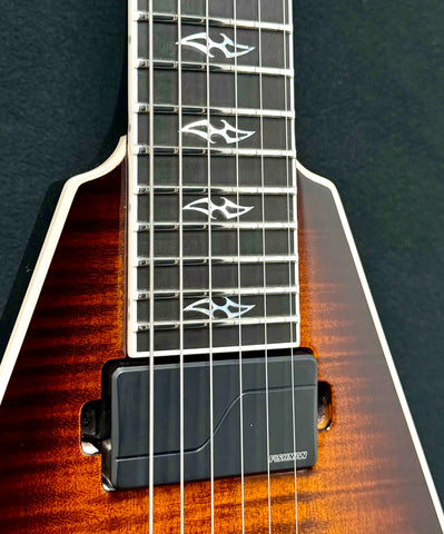 Dean Guitars - USA - Vengeance - Flame Maple - Tiger Eye - Gloss Finish - Fishman Fluence AB1/CB1 Pickups - Black Hardware - OHSC