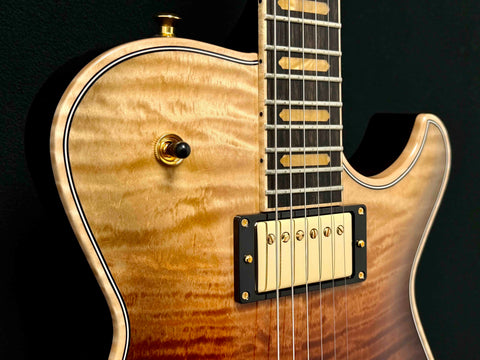 Knaggs Guitars - Influence Kenai - Eric Steckel - Sandstorm #14 of 15 - T1 Maple Top - Gloss Nitro Finish - Ebony Fretboard with Sandstorm Inlays  - Full Maple Binding - Gold Hardware - Seymour Duncan "Candy" Pickups - OHSC