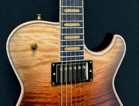 Knaggs Guitars - Influence Kenai - Eric Steckel - Sandstorm #14 of 15 - T1 Maple Top - Gloss Nitro Finish - Ebony Fretboard with Sandstorm Inlays  - Full Maple Binding - Gold Hardware - Seymour Duncan "Candy" Pickups - OHSC