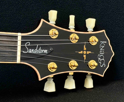 Knaggs Guitars - Influence Kenai - Eric Steckel - Sandstorm #14 of 15 - T1 Maple Top - Gloss Nitro Finish - Ebony Fretboard with Sandstorm Inlays  - Full Maple Binding - Gold Hardware - Seymour Duncan "Candy" Pickups - OHSC