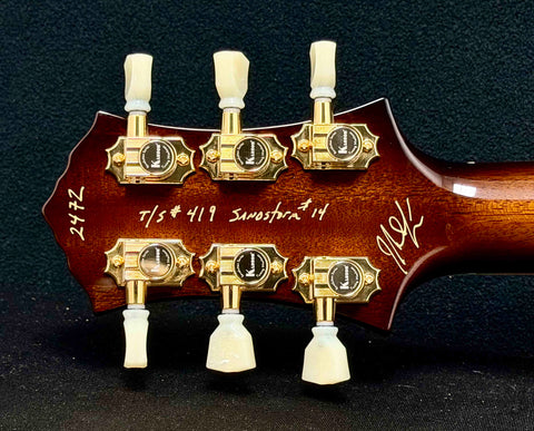 Knaggs Guitars - Influence Kenai - Eric Steckel - Sandstorm #14 of 15 - T1 Maple Top - Gloss Nitro Finish - Ebony Fretboard with Sandstorm Inlays  - Full Maple Binding - Gold Hardware - Seymour Duncan "Candy" Pickups - OHSC