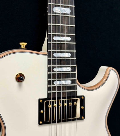 Knaggs Guitars - Influence Kenai - Creme - Maple Top - Ebony Fretboard - Block Inlays - Lollar Imperial K Pickups - Gold Hardware - OHSC