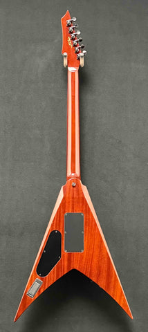 Dean Guitars - USA - Custom Shop One Off - Vengeance - Flame Orientation Maple Top - Slime Gloss Finish - 24 Jumbo Stainless Steel Frets - Fishman Fluence AB1/CB1 Pickups - Floyd Rose Tremolo - Black Hardware - OHSC - Call for Best Price !!!