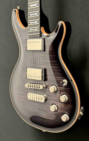 Dean Guitars - USA - Icon - Flame Top - Trans Black Burst - Mahogany Body & Neck - Ebony Fret Board - USA DMT Pickups - Satin Nickel Hardware - OHSC - Call for Best Price !!!