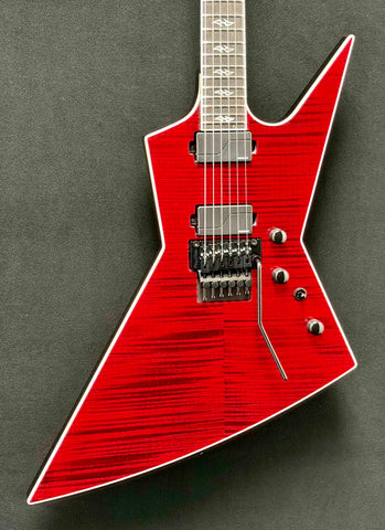Dean Guitars - USA - Zero - Mahogany - Gloss Natural - Flame Top - Trans Red Burst - Fishman Fluence Pickups - OHSC