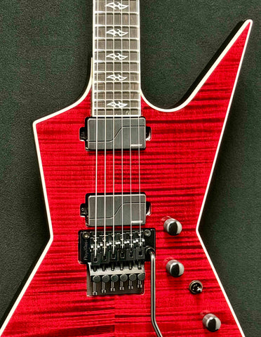 Dean Guitars - USA - Zero - Mahogany - Gloss Natural - Flame Top - Trans Red Burst - Fishman Fluence Pickups - OHSC