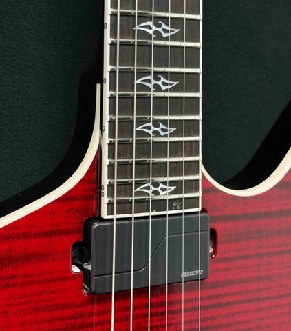 Dean Guitars - USA - Zero - Mahogany - Gloss Natural - Flame Top - Trans Red Burst - Fishman Fluence Pickups - OHSC