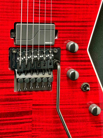 Dean Guitars - USA - Zero - Mahogany - Gloss Natural - Flame Top - Trans Red Burst - Fishman Fluence Pickups - OHSC