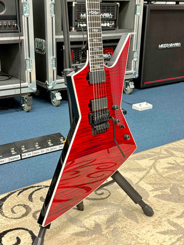 Dean Guitars - USA - Zero - Mahogany - Gloss Natural - Flame Top - Trans Red Burst - Fishman Fluence Pickups - OHSC