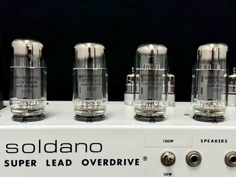 Soldano SLO-100 - 2007 - #1884 - 5 Option Head - Seattle, Washington Built - New and Biased Sovtek APEX Matched 5881/6L6WGC coin based tubes - New JJ ECC83S preamp tubes