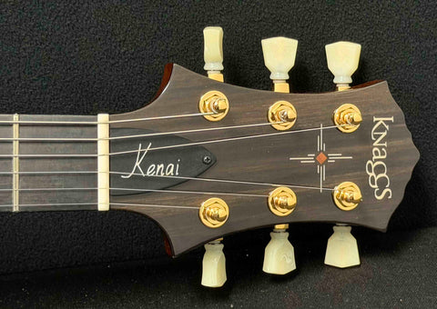 Knaggs Guitars - Influence Kenai - Hollowbody - T1 - Maple Top - Turquoise Burst - Gloss Nitro - Ebony Fret Board - Lollar Imperial K Pickups - Gold Hardware - OHSC - Call for Best Price !!!