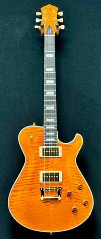 Knaggs Guitars - Influence - Kenai - T2 Top, Body, and Head Stock - Amber Nitro Gloss - Humbucker Size P90's - OHSC