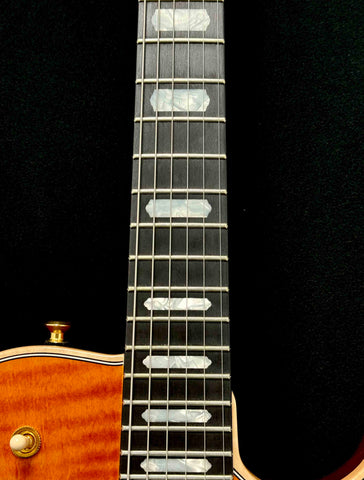 Knaggs Guitars - Influence - Kenai - T2 Top, Body, and Head Stock - Amber Nitro Gloss - Humbucker Size P90's - OHSC