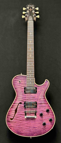 Knaggs Guitars - Influence Kenai - Hollowbody - T1 Maple Top - Pinkle - R/W Fret Board - OHSC - #2152