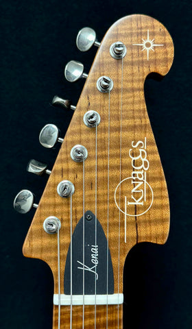 Knaggs Guitars - Influence -  Kenai - SVHS - Charcoal Burst - T1 Roasted Maple Top, Neck, Fretboard, and Headstock - Roasted Swamp Ash Body - BKP Mules - OHSC - Call for Best Price !!!