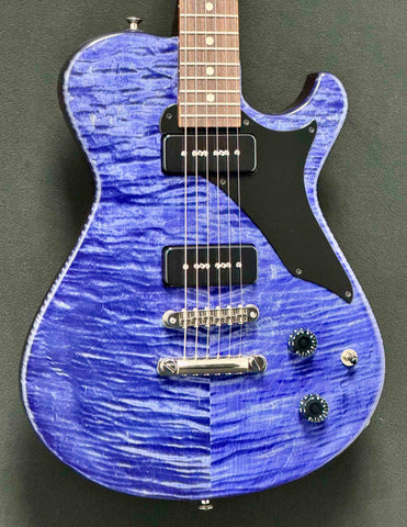 Knaggs Guitars - Influence - Kenai J - Purple Gloss Nitro - Maple Top - Mahogony Body and Neck - Ebony Headstock - Kluson Tuners - Nickel Hardware - Seymour Duncan P90's - OHSC