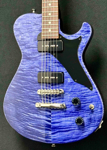 Knaggs Guitars - Influence - Kenai J - Purple Gloss Nitro - Maple Top - Mahogony Body and Neck - Ebony Headstock - Kluson Tuners - Nickel Hardware - Seymour Duncan P90's - OHSC