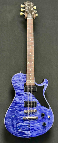 Knaggs Guitars - Influence - Kenai J - Purple Gloss Nitro - Maple Top - Mahogony Body and Neck - Ebony Headstock - Kluson Tuners - Nickel Hardware - Seymour Duncan P90's - OHSC