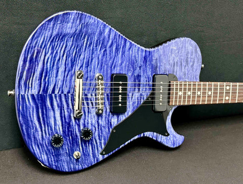 Knaggs Guitars - Influence - Kenai J - Purple Gloss Nitro - Maple Top - Mahogony Body and Neck - Ebony Headstock - Kluson Tuners - Nickel Hardware - Seymour Duncan P90's - OHSC